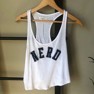 Abercrombie & Fitch NERD Sleeveless Crop Top Small